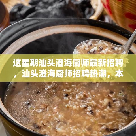 汕頭澄海廚師招聘熱潮揭秘，本周最新動態(tài)與影響