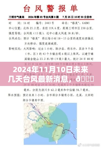 2024年11月10日及未來數(shù)日臺風動態(tài)，最新消息與全面解析