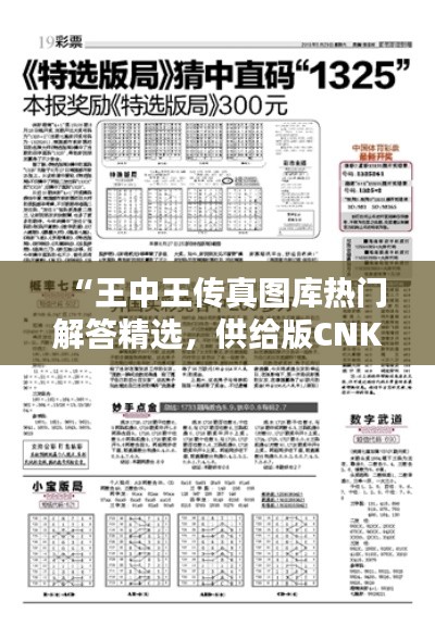 “王中王傳真圖庫熱門解答精選，供給版CNK575.39”