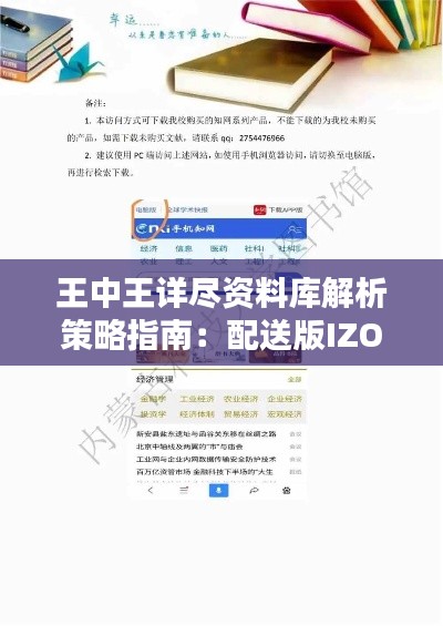 王中王詳盡資料庫解析策略指南：配送版IZO108.98