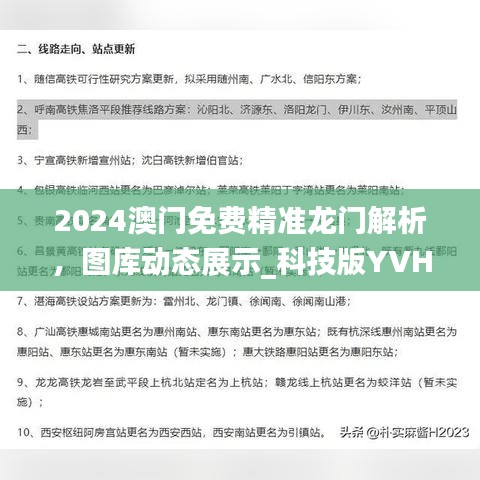 2024澳門(mén)免費(fèi)精準(zhǔn)龍門(mén)解析，圖庫(kù)動(dòng)態(tài)展示_科技版YVH464.54