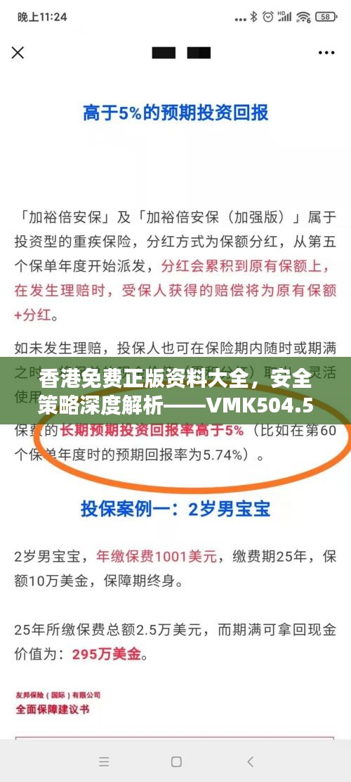 香港免費正版資料大全，安全策略深度解析——VMK504.53分析版