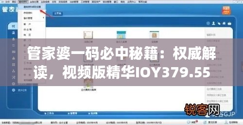 管家婆一碼必中秘籍：權(quán)威解讀，視頻版精華IOY379.55