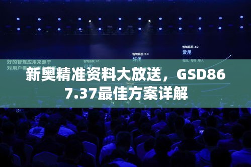 新奧精準(zhǔn)資料大放送，GSD867.37最佳方案詳解