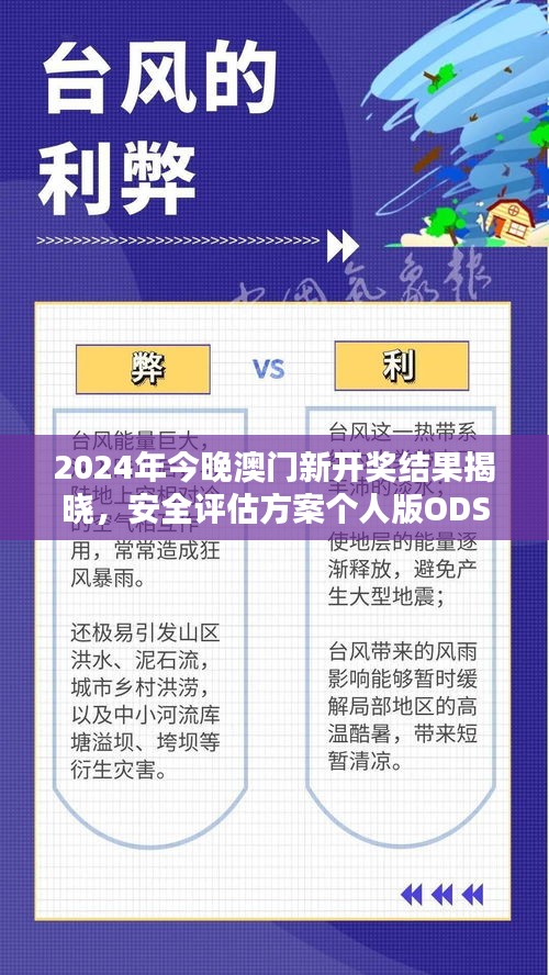 2024年今晚澳門新開獎(jiǎng)結(jié)果揭曉，安全評(píng)估方案?jìng)€(gè)人版ODS705.26發(fā)布