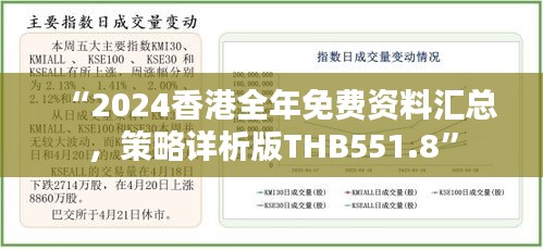 “2024香港全年免費資料匯總，策略詳析版THB551.8”