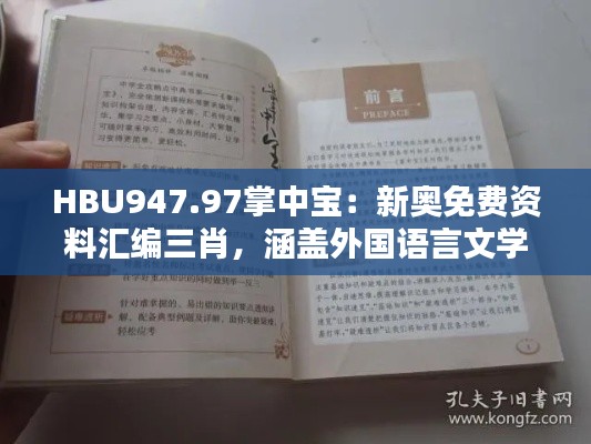 HBU947.97掌中寶：新奧免費(fèi)資料匯編三肖，涵蓋外國(guó)語(yǔ)言文學(xué)