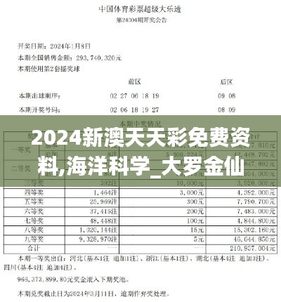 2024新澳天天彩免費資料,海洋科學_大羅金仙TFU751.96