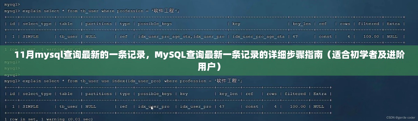 MySQL查詢最新記錄步驟詳解，從初學者到進階用戶的指南