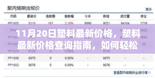 11月20日塑料價(jià)格查詢(xún)指南，輕松獲取最新塑料價(jià)格信息