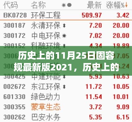 歷史上的11月25日固容規(guī)最新版2021，全面評(píng)測(cè)與詳細(xì)介紹