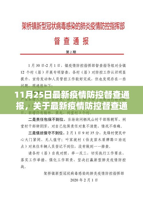 聚焦要點解讀，最新疫情防控督查通報分析（11月25日版）