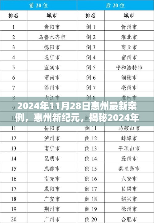 揭秘惠州新紀(jì)元，最新案例背景與影響深度解析（2024年11月28日）