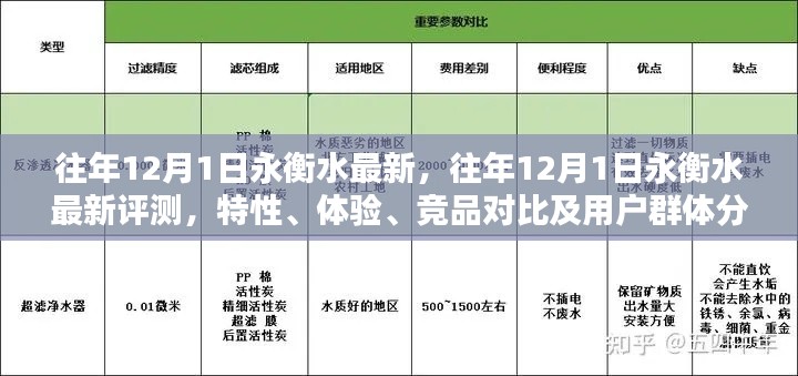 往年12月1日永衡水最新評測，特性、體驗、競品對比及用戶群體深度解析