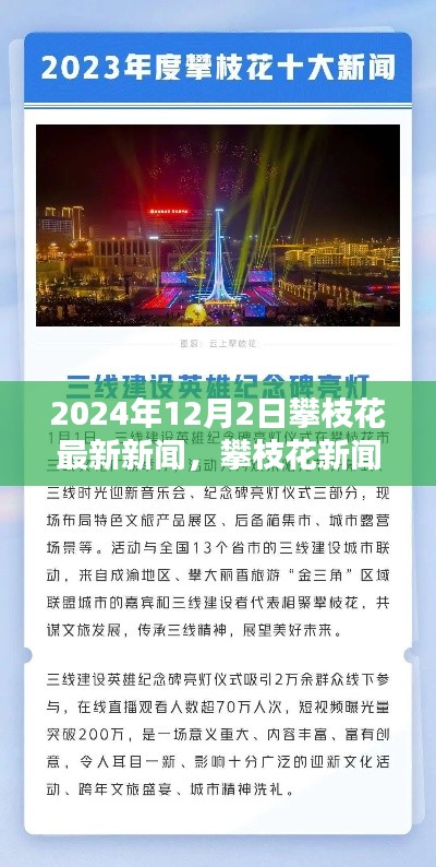 攀枝花新篇章開啟，最新新聞特寫報道，日期為2024年12月2日