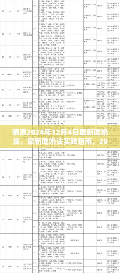 揭秘，最新吃奶法實踐指南與步驟詳解（預(yù)測版 2024年12月4日）