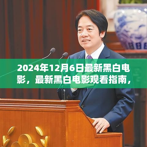 2024年黑白電影盛宴，觀看指南與獨特魅力體驗