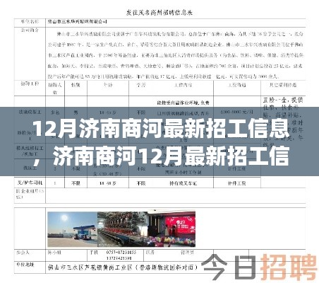 濟南商河12月最新招工信息匯總，開啟自信人生之旅的學習變化之路