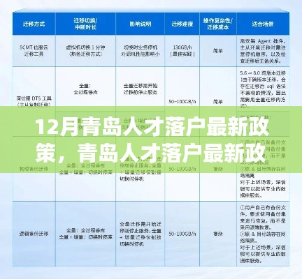 青島人才落戶最新政策解析，特性、體驗、競品對比及用戶群體深度分析