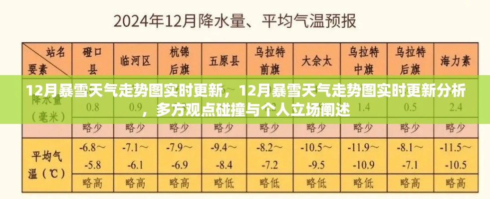 12月暴雪天氣走勢圖實(shí)時(shí)更新與分析，多方觀點(diǎn)碰撞及個(gè)人立場闡述