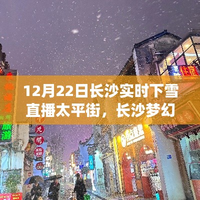 長(zhǎng)沙夢(mèng)幻飄雪日，太平街實(shí)時(shí)下雪直播絕美呈現(xiàn)