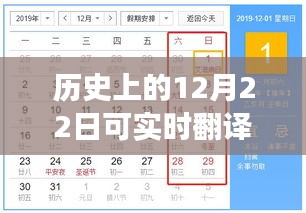 實(shí)時(shí)翻譯輸入法的誕生與成長，歷史上的12月22日見證里程碑事件