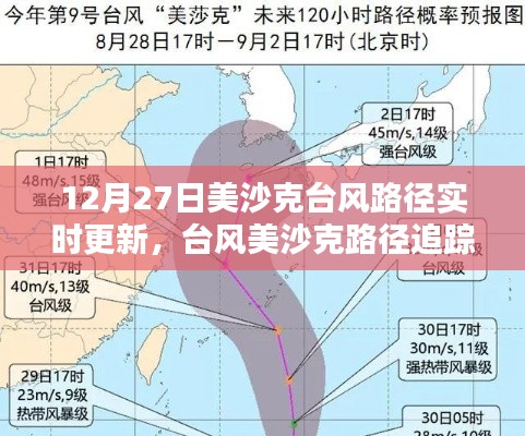 臺風美沙克路徑實時更新，最新動態(tài)、影響分析及追蹤報道（12月27日）