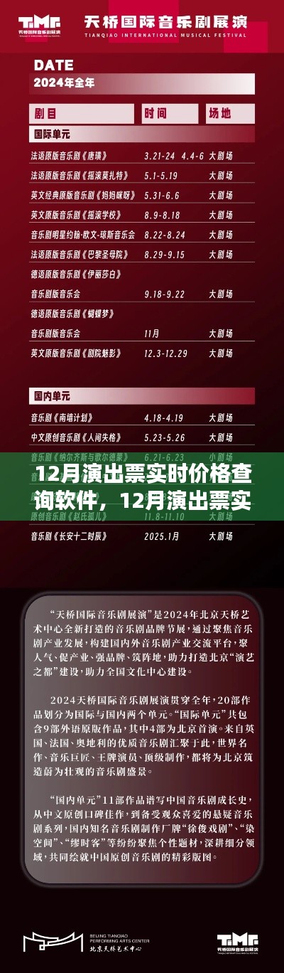 12月演出票實時價格查詢軟件，使用指南與實時價格查詢功能介紹