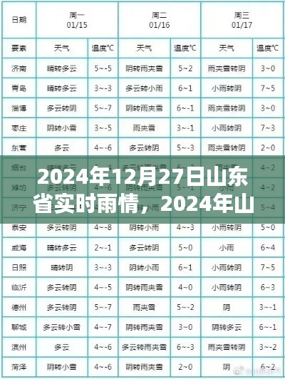 山東省實(shí)時(shí)雨情分析報(bào)告，最新雨情動(dòng)態(tài)（2024年12月27日）