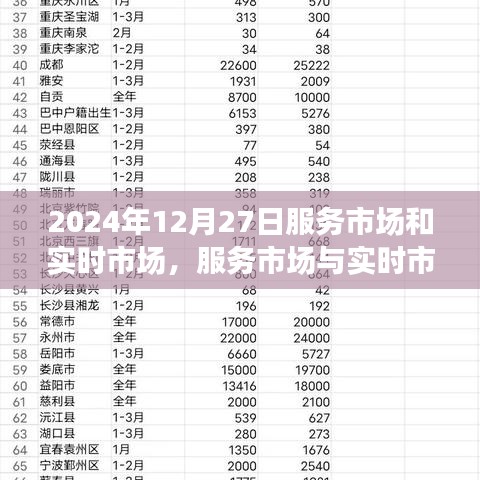 2024年12月27日，服務(wù)市場(chǎng)與實(shí)時(shí)市場(chǎng)的交融深度洞察與觀點(diǎn)碰撞