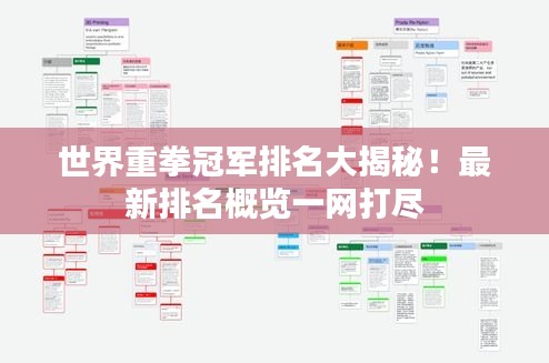 世界重拳冠軍排名大揭秘！最新排名概覽一網(wǎng)打盡