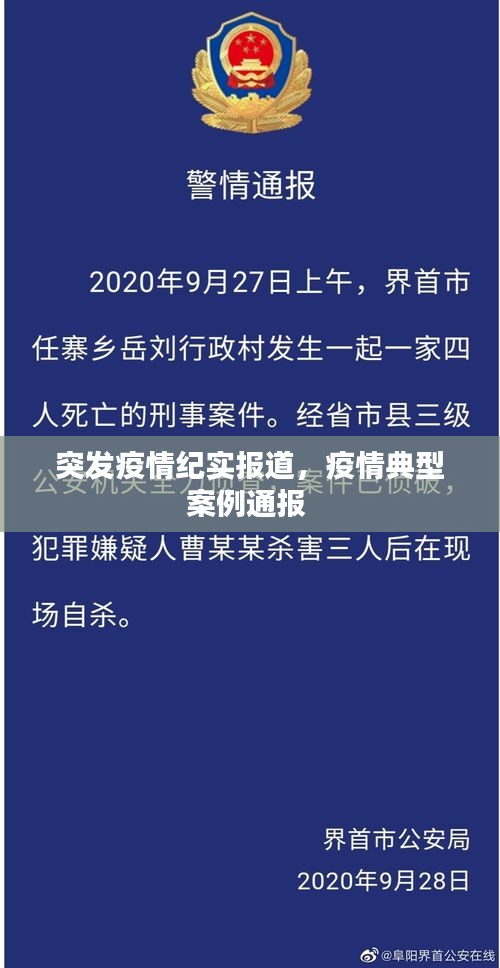 突發(fā)疫情紀實報道，疫情典型案例通報 