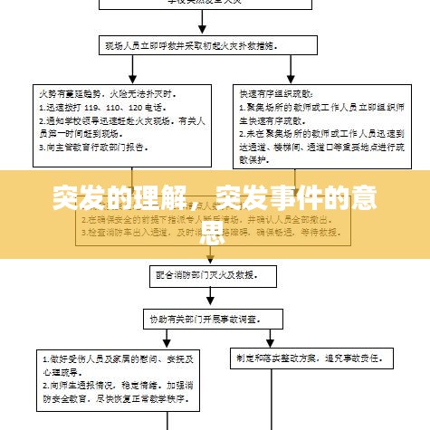 突發(fā)的理解，突發(fā)事件的意思 