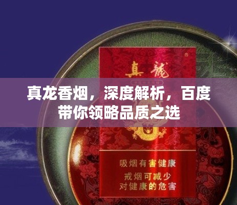 真龍香煙，深度解析，百度帶你領(lǐng)略品質(zhì)之選