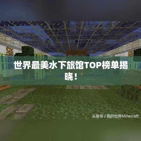 世界最美水下旅館TOP榜單揭曉！