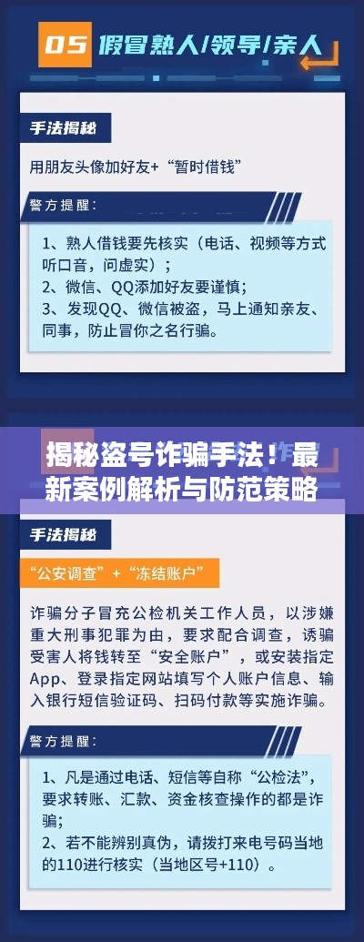 揭秘盜號詐騙手法！最新案例解析與防范策略全攻略