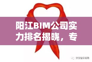 陽江BIM公司實力排名揭曉，專業(yè)優(yōu)質(zhì)服務(wù)引領(lǐng)行業(yè)！