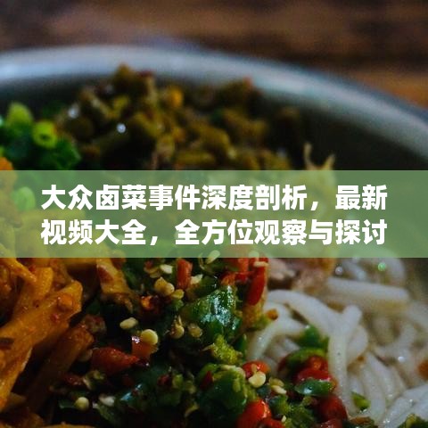 大眾鹵菜事件深度剖析，最新視頻大全，全方位觀察與探討