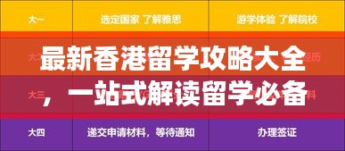 最新香港留學(xué)攻略大全，一站式解讀留學(xué)必備指南！