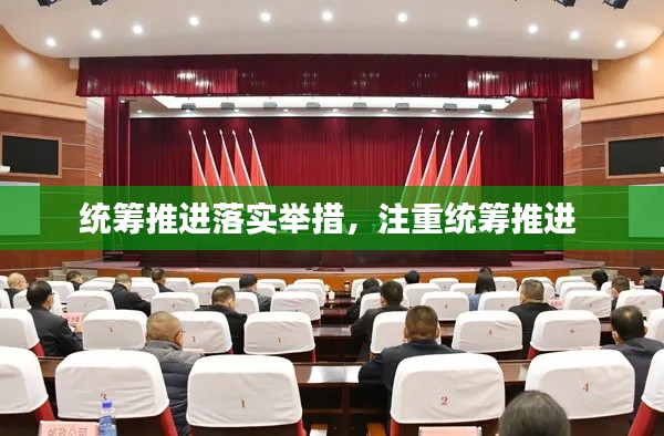 統(tǒng)籌推進落實舉措，注重統(tǒng)籌推進 