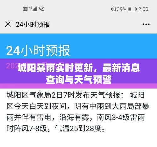 城陽暴雨實時更新，最新消息查詢與天氣預警